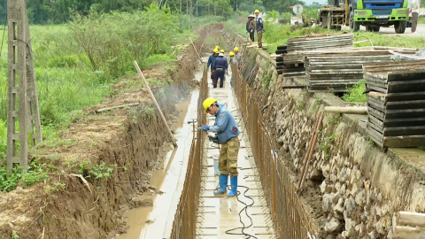 Đẩy nhanh tiến độ thi c&ocirc;ng c&aacute;c c&ocirc;ng tr&igrave;nh ph&ograve;ng chống thi&ecirc;n tai