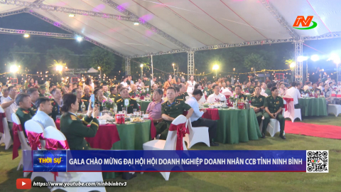 Gala ch&agrave;o mừng Đại hội Hội Doanh nghiệp doanh nh&acirc;n cựu chiến binh tỉnh Ninh B&igrave;nh