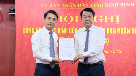 C&ocirc;ng bố quyết định điều động, bổ nhiệm Gi&aacute;m đốc Sở T&agrave;i ch&iacute;nh