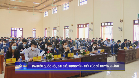Đại biểu Quốc hội, đại biểu HĐND tỉnh tiếp x&uacute;c cử tri tại x&atilde; Kh&aacute;nh H&ograve;a, huyện Y&ecirc;n Kh&aacute;nh