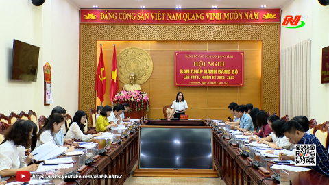 Hội nghị Ban Chấp h&agrave;nh Đảng bộ, Ban Thường vụ Đảng ủy c&aacute;c cơ quan Đảng tỉnh