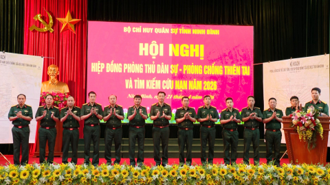 Hiệp đồng ph&ograve;ng thủ d&acirc;n sự ph&ograve;ng, chống thi&ecirc;n tai v&agrave; t&igrave;m kiếm cứu nạn năm 2026