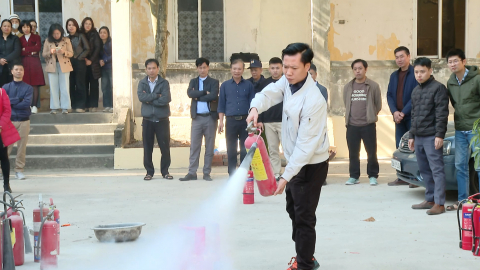 B&aacute;o v&agrave; Ph&aacute;t thanh, Truyền h&igrave;nh Ninh B&igrave;nh tập huấn c&ocirc;ng t&aacute;c PCCC năm 2025