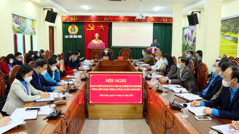 Triển khai nhiệm vụ c&ocirc;ng t&aacute;c c&ocirc;ng đo&agrave;n năm 2022