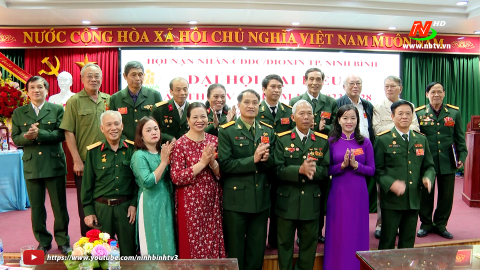 Đại hội đại biểu Hội Nạn nh&acirc;n chất độc da cam/Dioxin th&agrave;nh phố Ninh B&igrave;nh