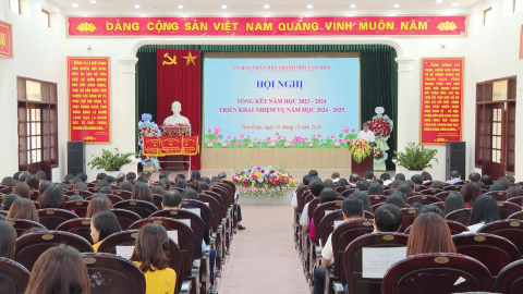 Th&agrave;nh phố Tam Điệp triển khai nhiệm vụ năm học 2024 - 2025