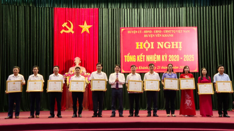 Y&ecirc;n Kh&aacute;nh tổng kết nhiệm kỳ 2020 - 2025