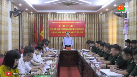 Đảng bộ Bộ đội Bi&ecirc;n ph&ograve;ng sơ kết giữa nhiệm kỳ, thực hiện Nghị quyết Đại hội Đảng