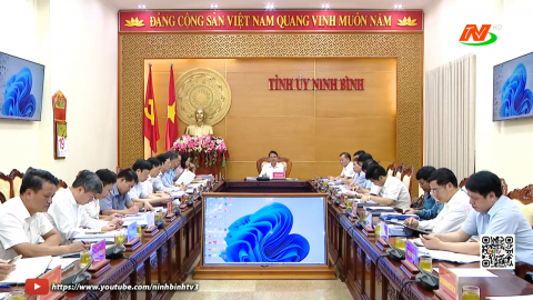 Hội nghị Ban Thường vụ Tỉnh ủy ng&agrave;y 19/10/2025
