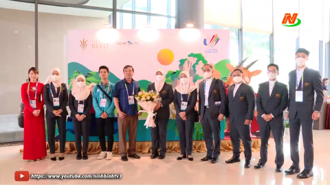 Tất cả c&aacute;c Đo&agrave;n thể thao quốc tế tham dự SEA Games 31 đ&atilde; đến Ninh B&igrave;nh