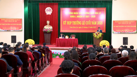 HĐND c&aacute;c x&atilde;, phường: Nam Hoa Lư, Gia L&acirc;m, Thanh Li&ecirc;m tổ chức Kỳ họp thường lệ cuối năm 2025