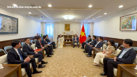 Đo&agrave;n c&ocirc;ng t&aacute;c tỉnh Ninh B&igrave;nh thăm, l&agrave;m việc tại Nhật Bản