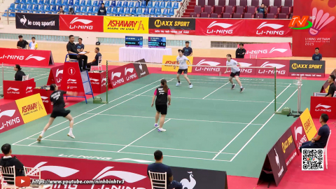 Kết quả v&ograve;ng tứ kết Giải cầu l&ocirc;ng quốc tế Li-ning Vietnam International Series 2025