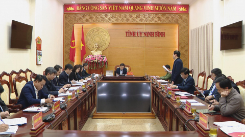 Thường trực Tỉnh ủy triển khai nhiệm vụ trọng t&acirc;m c&ocirc;ng t&aacute;c qu&yacute; II năm 2025
