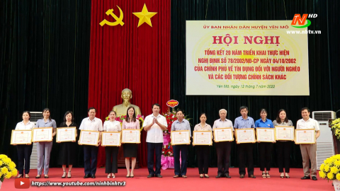 Y&ecirc;n M&ocirc; tổng kết 20 năm triển khai thực hiện Nghị định số 78 của Ch&iacute;nh phủ