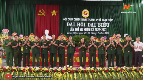 Đại hội đại biểu Hội CCB th&agrave;nh phố Tam Điệp lần thứ VII nhiệm kỳ 2022-2027