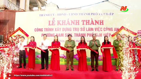 Kh&aacute;nh th&agrave;nh trụ sở c&ocirc;ng an phường Nam Sơn