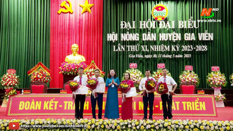 Đại hội đại biểu Hội N&ocirc;ng d&acirc;n huyện Gia Viễn lần thứ XI