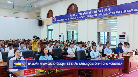 Ra qu&acirc;n kh&aacute;m sức khoẻ định kỳ, kh&aacute;m s&agrave;ng lọc miễn ph&iacute; cho người d&acirc;n 