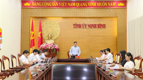 Hội nghị Ban Thường vụ Đảng ủy c&aacute;c cơ quan Đảng tỉnh