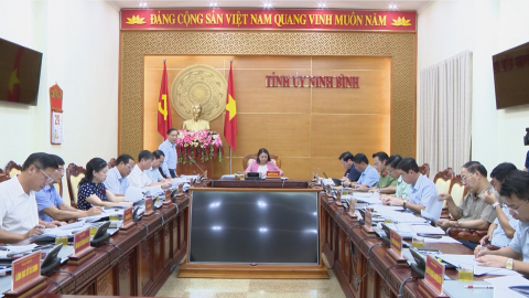 Hội nghị Ban thường vụ tỉnh ủy - 29/6/2022