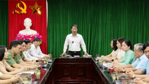 Gặp mặt Đo&agrave;n đại biểu Ủy ban Đo&agrave;n kết C&ocirc;ng gi&aacute;o tỉnh