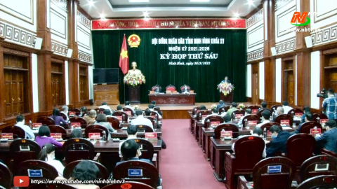 Kỳ họp thứ s&aacute;u, HĐND tỉnh Ninh B&igrave;nh kh&oacute;a XV th&ocirc;ng qua 12 Nghị quyết quan trọng