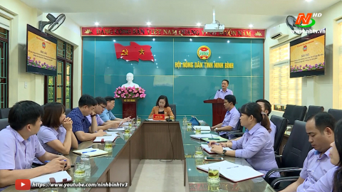 Đo&agrave;n c&ocirc;ng t&aacute;c của Trung ương Hội N&ocirc;ng d&acirc;n Việt Nam l&agrave;m việc với Hội N&ocirc;ng d&acirc;n tỉnh Ninh B&igrave;nh