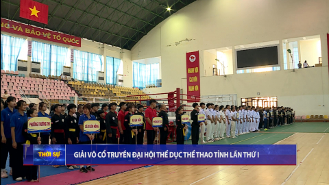 Giải V&otilde; cổ truyền Đại hội Thể dục thể thao tỉnh lần thứ I
