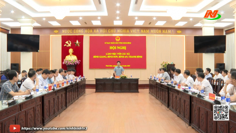 Đồng ch&iacute; Ph&oacute; Chủ tịch UBND tỉnh l&agrave;m việc mới một số địa phương
