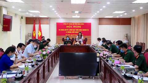 Bộ CHQS tỉnh tăng cường kỷ luật, kỷ cương, n&acirc;ng cao sức mạnh qu&acirc;n đội
