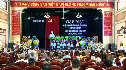 Gặp mặt kỷ niệm 75 năm th&agrave;nh lập Đảng bộ x&atilde; Kh&aacute;nh Nhạc