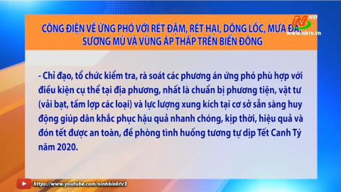 C&ocirc;ng điện về chủ động ứng ph&oacute; với r&eacute;t đậm, r&eacute;t hại, d&ocirc;ng lốc, mưa đ&aacute;, sương m&ugrave; v&agrave; v&ugrave;ng &aacute;p thấp tr&ecirc;n Biển Đ&ocirc;ng