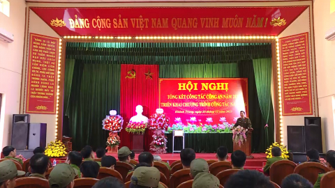 C&ocirc;ng an x&atilde; Kh&aacute;nh Trung triển khai nhiệm vụ trọng t&acirc;m năm 2026