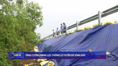 Tăng cường năng lực chống lũ tuyến đ&ecirc; s&ocirc;ng Đ&aacute;y