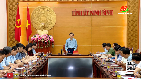 Thường trực Tỉnh ủy triển khai nhiệm vụ trọng t&acirc;m c&ocirc;ng t&aacute;c th&aacute;ng 5/2025