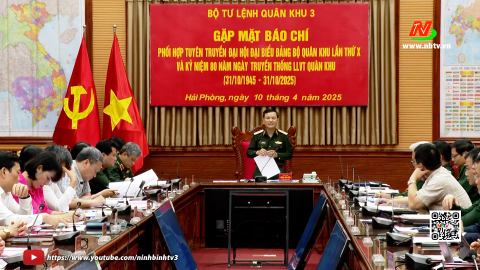 Qu&acirc;n khu 3 tăng cường c&ocirc;ng t&aacute;c phối hợp với c&aacute;c cơ quan b&aacute;o ch&iacute;