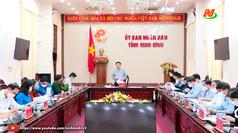 Hội nghị r&agrave; so&aacute;t c&ocirc;ng t&aacute;c chuẩn bị v&agrave; tổ chức Lễ hội Hoa Lư năm 2022