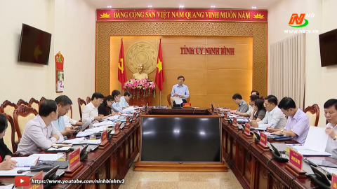 Hội nghị Ban Thường vụ Tỉnh ủy ng&agrave;y 12/7/2023