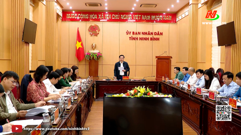 R&agrave; so&aacute;t, kiểm tra tiến độ c&ocirc;ng t&aacute;c chuẩn bị c&aacute;c hoạt động của Lễ hội Hoa Lư năm 2025