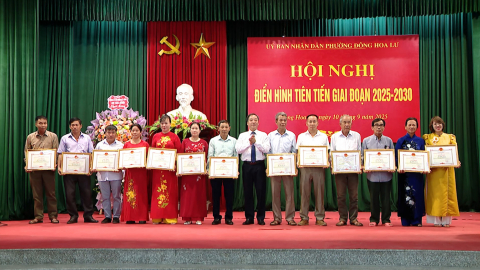 Hội nghị điển h&igrave;nh ti&ecirc;n tiến phường Hoa Lư giai đoạn 2025 - 2030