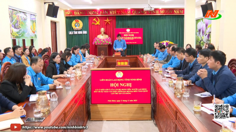 LĐLĐ tỉnh lấy &yacute; kiến Dự thảo c&aacute;c văn kiện Đại hội XIV của Đảng