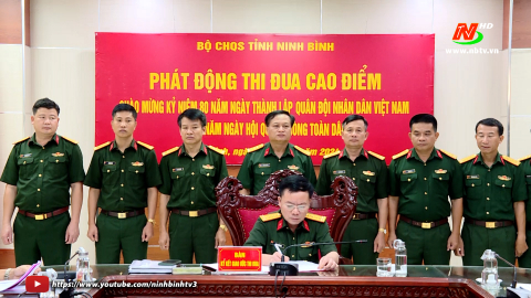 ​Bộ CHQS tỉnh ph&aacute;t động đợt thi đua cao điểm Xứng danh Bộ đội Cụ Hồ