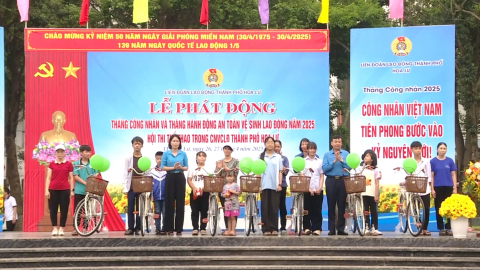 Li&ecirc;n đo&agrave;n lao động th&agrave;nh phố Hoa Lư ph&aacute;t động Th&aacute;ng C&ocirc;ng nh&acirc;n năm 2025