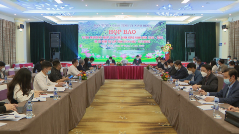 Họp b&aacute;o tuy&ecirc;n truyền kỷ niệm 200 năm danh xưng Ninh B&igrave;nh v&agrave; 30 năm t&aacute;i lập Tỉnh