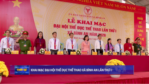 Khai mạc Đại hội Thể dục thể thao x&atilde; B&igrave;nh An lần thứ I