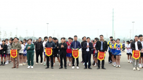 Huyện Nho Quan ph&aacute;t động Th&aacute;ng hoạt động Thể dục thể thao v&agrave; Ng&agrave;y chạy Olympic