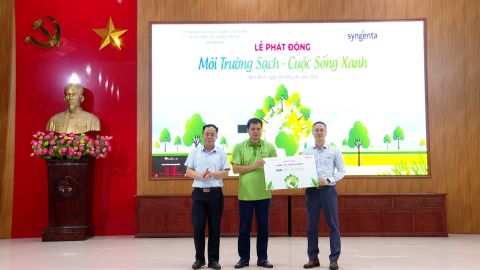 Lễ ph&aacute;t động chương tr&igrave;nh &ldquo;M&ocirc;i trường sạch - Cuộc sống xanh&rdquo;