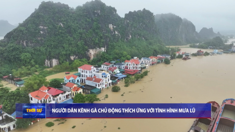 Người d&acirc;n K&ecirc;nh G&agrave; chủ động th&iacute;ch ứng với t&igrave;nh h&igrave;nh mưa lũ