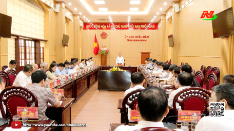 Hội nghị UBND tỉnh phi&ecirc;n thường kỳ th&aacute;ng 8/2025